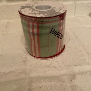 NWT 4-Inch wide Holiday Ribbon Roll -  10 yards by Design Studio